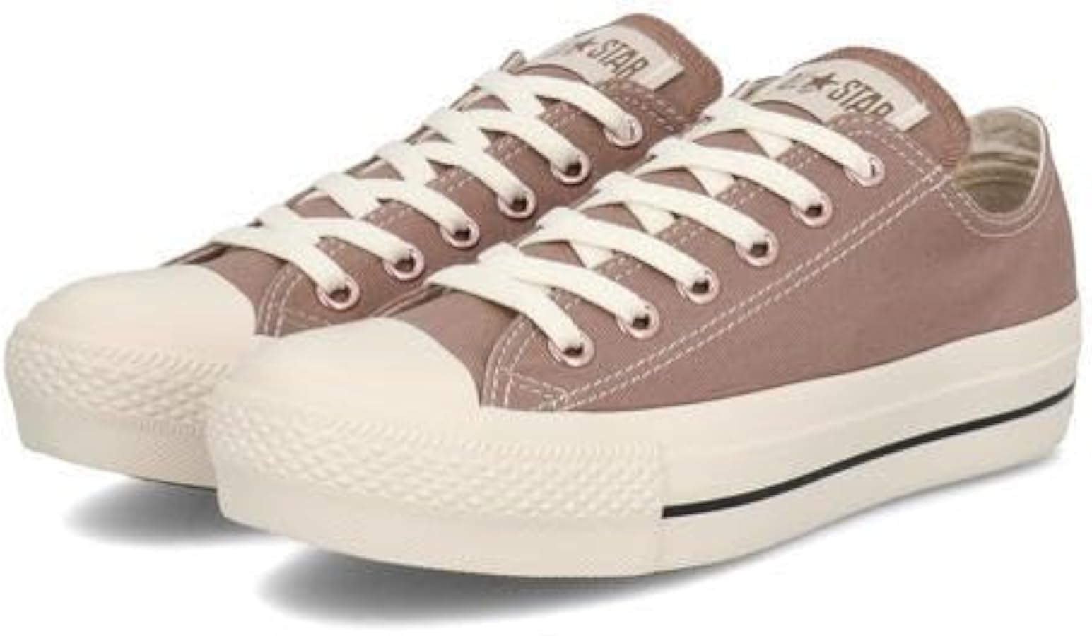 Amazon | [コンバース] ALL STAR PLTS PG OX 厚底 ブラウン/ベージュ 