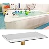Pool Waterfall Fountains, Wall Mounted Waterfall Outlet Nozzle, G1/2 External Thread Waterfall Pool Fountain, Water Feature Spillway for Swimming Pool, Garden Outdoor Pond, Spa