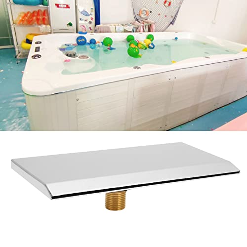 Waterfall Tub Faucet Nozzle, Wall Mount Bathtub G1/2 Stainless Steel Bath Filler Spout for Spa Bathroom, 7.5 x 3.9 x 2 Inch by CHICIRIS - Image 5