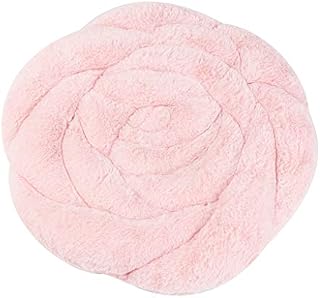 Nesee Soft Cozy Seat Cushion Plush Rose Seat Pad Seat Pillow Relieves Back