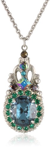 Sorrelli Crystal Delicate Drop Antique Pendant Necklace