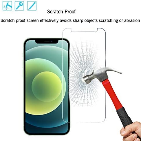 Ailun Glass Screen Protector for iPhone 12/12 Pro 2020 6.1 Inch 3 Pack Case Friendly Tempered Glass