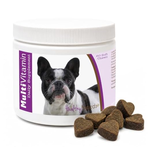 Healthy Breeds French Bulldog Multi-Vitamin Soft Chews 60 Count