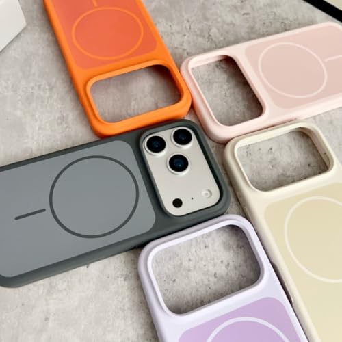 Coque en silicone liquide pour iPhone 15 Plus compatible charge magnétique sans fil - 3