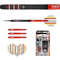 WINMAU Darts - Florian Hempel 85% Pro-Series 18g Fass / 20g Volles Gewicht Weiche Spitze Professionelles Dart-Set mit Dart-Flüge und Dart-Schäften – Ansicht 5