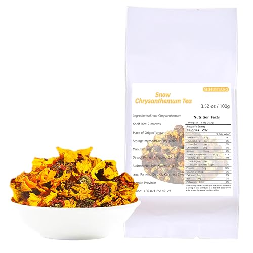 Snow Chrysanthemum Tea 100g Red Chrysanthemum Dry Flower Loose Leaf Tea