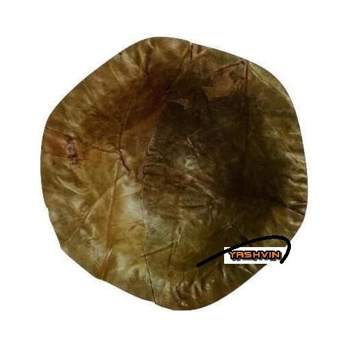 Yashvin Disposable Dona Pattal (Butea Monospermous) Leaf Bowl and Dona- 5" Disposable Dona Pattal Sal Leaf Bowls/Degradable for Food offering to God Pack of 100 PiecesBR201
