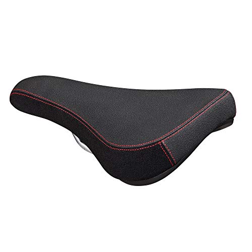 Spank Spoon Sniff Saddle- Sam Reynolds' Edition (Black), Mountain Bike Seat, Widened Bicycle Saddle, Seat Cushion For Women & Men, Kevlar Side Panels, Chromoly Rails, Bike Park, Free Ride & Beginners #TOP1