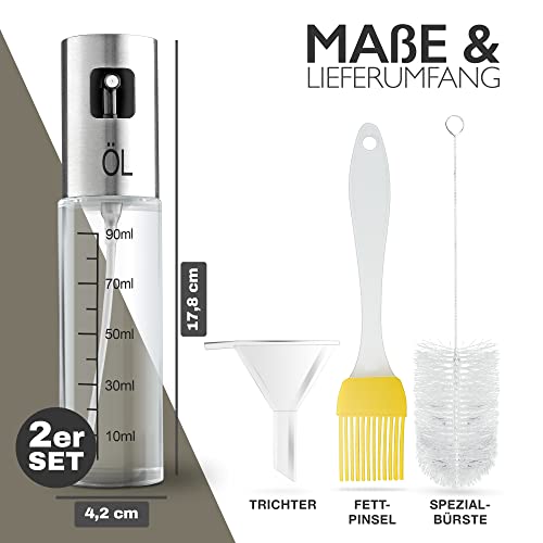 Öl-Sprühflasche F.M. Double Punch Premium 2er Set