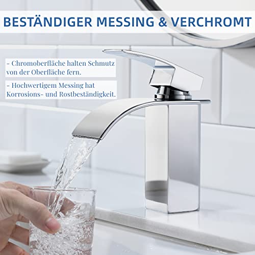 CECIPA-Grifo-de-Lavabo-Grifo-de-una-Manija-Grifo-de-Lavabo-en-Cascada-con-Lavabo-de-Agua-Fria-y-Caliente-Corto CECIPA-Grifo-de-Lavabo-Grifo-de-una-Manija-Grifo-de-Lavabo-en-Cascada-con-Lavabo-de-Agua-Fria-y-Caliente-Corto