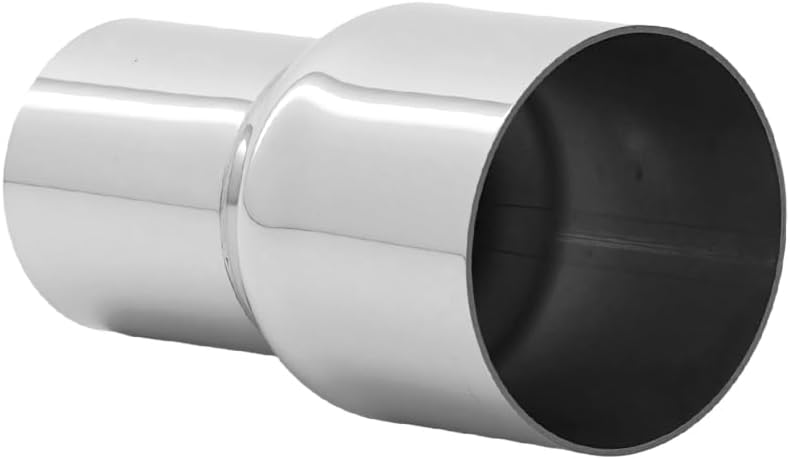 Universal 1.5'' ID to 2'' ID Exhaust Pipe Adapter Connector Reducer 304 Stainless Steel 1.5 Inch to 2 Inch 1 1/2” ID to 2 ID kit