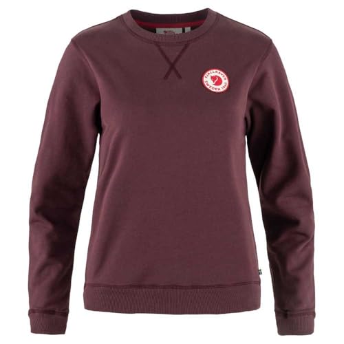 Fjällräven Damen 1960 Logo Badge Sweatshirt, Port, S