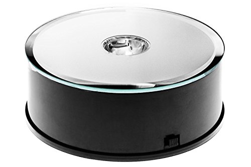 Lindner & Koch® 120-R Assiette/Plateau Tournant 10 cm avec moteur et bloc d'alimentation