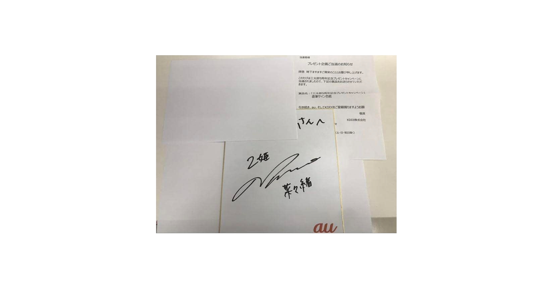 劇場版セーラームーン　菜々緒　直筆サイン色紙　週刊チャンピオン当選美品 劇場版セーラームーン 菜々緒 直筆サイン色紙 週刊チャンピオン