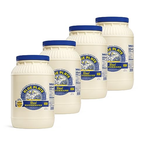 Image of Blue Plate Real Mayonnaise, 128 Fl Oz Jar (Pack of 4)