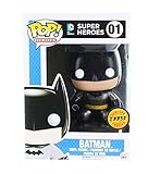 DC Comics POP Heroes: Black Batman Chase Variant (Metallic) Vinyl Figures