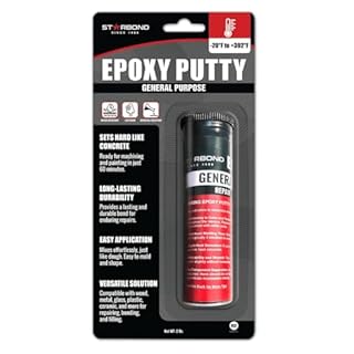STARBOND 2 oz. Black Epoxy Putty Stick – All Purpose, BPA-Free Epoxy Repair Putty – Rock-Hard Cure for Automotive, Plumbing, Woodworking & DIY Projects