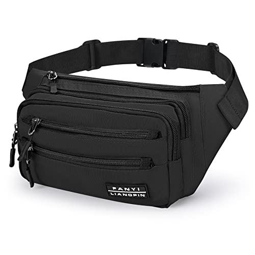 Sarsumir Marsupio Uomo Donna Marsupio Running con 6 Zip Tasche Marsupio Sportivo con la Tracolla...