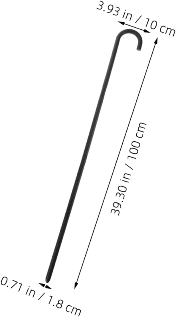 3pcs Classic Cane Costume Prop Lightweight Shepherd Staff for Cosplay Parties Dress up Durable and Safe Decorative Walking Stick for All Ages
