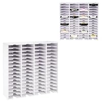 Yrangee 60 Gitter Stempelkissenhalter Ink Pad Tray Organizer Rack Aufbewahrungsbox Für Stempelkissen Aufbewahrungsorganizer Stempelkissen Weißer Stempelkissen Organizerhalter Für Den Schreibtisch