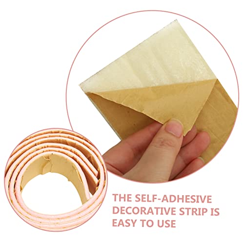 Angoily 6 Rolos Contornando Backsplash Para Rodapé De Canto Sala De Acabamento Auto-Escritório E Ade