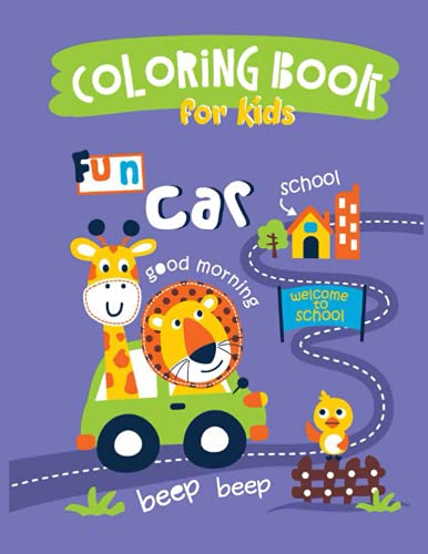Animal Coloring Book: Coloring Book For Kids Ages 2-4, Animal llustrations To Color For Boys & Girls