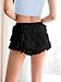 Women's Y2K Ruffle Mini Shorts Lace Sexy Bloomers Lolita Layered Skirt Cute Sweet Pettipants Black