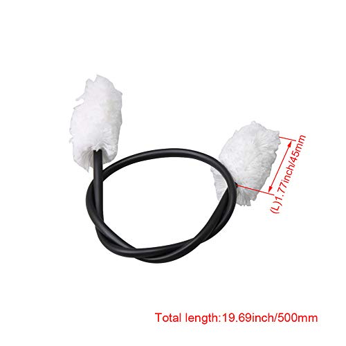 lovermusic Flute Clarinet Sweeping & Care Kit Cork Grease Key Brush Polishing Coil Swab - Thumbnail 6