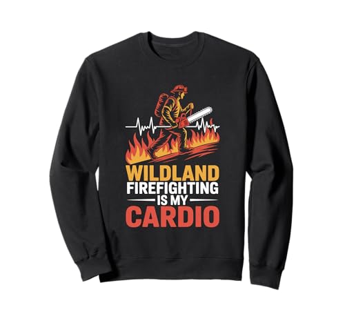 Wildland Firefighting Chainsaw Flame Sweatshirt