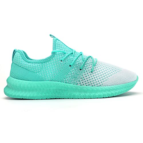 Running Shoes for Men Casual Slip on Walking ShoesFitness Athletic Workout Casual Comfortable Lightweight Breathable Gym Sport Sneakers Fashion Trainers Light_Green Size US 103