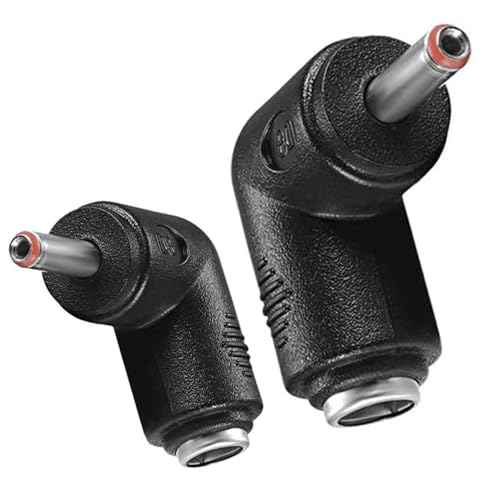 (2pack) Adaptador DC 5.5x2.1 a 3.5x1.35mm macho a hembra miniatura 1