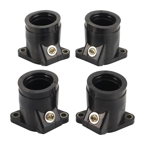 GOOFIT Ansaugkrümmer für Vergaser Ersatz für FZR600 Genesis 1989-1999 3HE-13586-00 3HE-13596-00