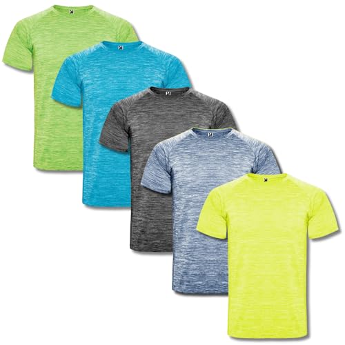 Pack 5 Camisetas técnicas Austin Manga Corta Unisex Multicolor 2