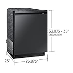 SAMSUNG Smart 44dBA Dishwasher w/ StormWash+, AutoRelease Door, Quiet Operation, 3 Dish Racks, Pre Blast Cycle, Energy Star Certified, DW80B6060UG/AA, Fingerprint Resistant Stainless Steel, Black - Image 2