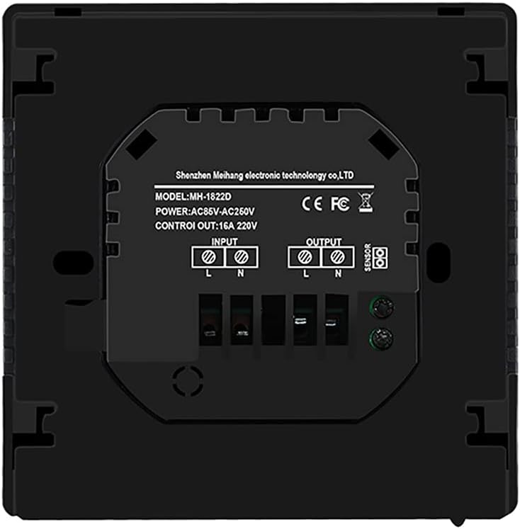 Smart LCD Touchscreen Thermostat for Home Programmable Electric Floor Heating System Water Thermoregulator(OneColor)