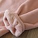 Women's Coral Fleece Pajama Tops, Pullover Soft Fluffy Warm Sweatshirts Winter Comfy Fuzzy Lounge Sleepwear