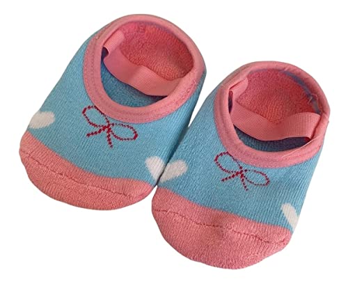 Kit 4 Pares Meia Sapatilha Antiderrapante Bebê Menina Infantil 0 A 10 Anos