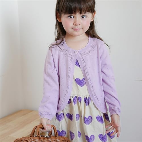 Little Girls Kids Long Sleeve Knitted Bolero Cardigan Shrug Cropped Elegant Sweaters Cropped Tops4