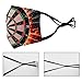 SESLFLKPJK Women Men Breathable Face Mask Fashion Scarf Dust Proof Windproof Face Nose Cover, Dart Board Target Ice and Fire Art Mouth Decor for Sports Travel Hiking