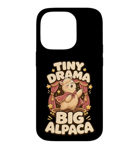 Tiny Drama Big Alpaca �������[���A �X�}�z�P�[�X iPhone 14 Pro �p