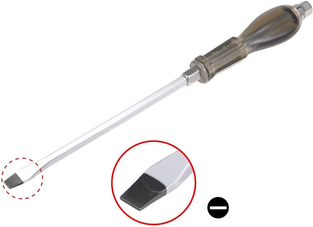 Utoolmart Slotted Impact Screwdriver 8 Inch Keystone Demolition Driver Magnetic 2Pcs