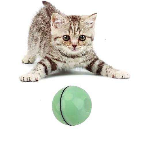 猫おもちゃ 電動 光るボール 360度自動回転 LEDライト付き 猫じゃらし 発光回転ボール USB充電式 お留守番 ストレス解消 運動不足解消 知育玩具 猫 ペット おもちゃ ボール