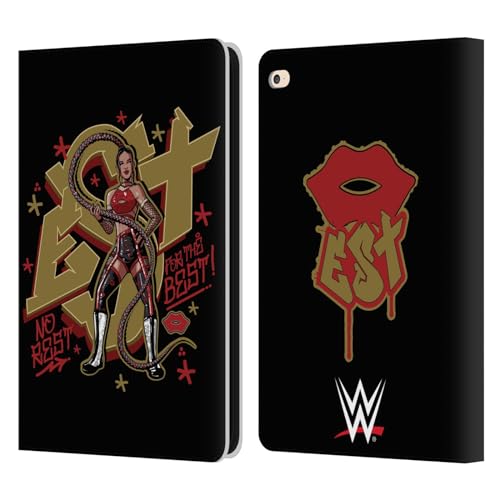 Head Case Designs Officially Licensed WWE No Rest for The Best Bianca Belair Leather Book Wallet Case Cover Compatible with Apple iPad Air 2 (2014)