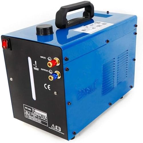 Raffreddatore Tig portatile, Sistema di raffreddamento ad acqua della torcia per saldatore Tig, Torcia Tig raffreddata ad acqua monofase da 10 litri con display del livello dell'acqua