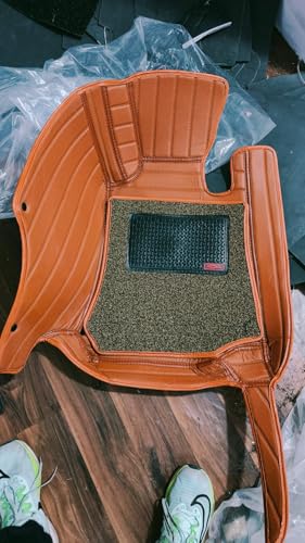 Image of Mr Mattie 7D Car Floor Mats Compatible with Vinfast VF6 2026, Tan /Coffee