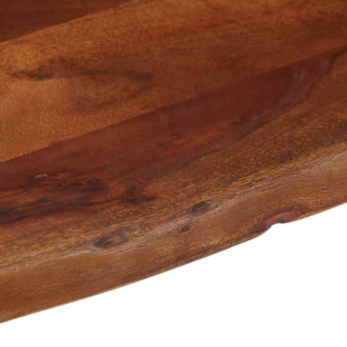 Table basse marron miel solide pour remplacer un meuble fragile de style salon