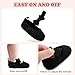 BACSAC Baby Girls Mary Jane Flats with Bow Soft Sole Non-Slip Crib Shoes Infant Toddler First Walkers Princess Dress Shoes Black，6-12 Months