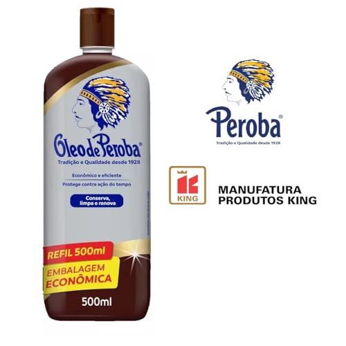 Oleo De Peroba King 500ml Tradicional Limpa Lustra e Renova