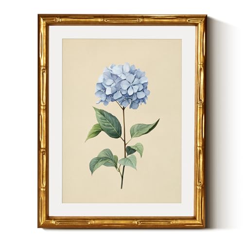 InSimSea Gold Bamboo Framed Canvas Wall Art, Vintage...