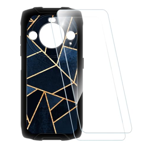 ESACMOT �v�����g�P�[�X + 2�������K���X�t�B���� Blackview BV9300 Pro �Ƃ̌݊�������, �Ռ��z���\�t�g�J�o�[ HD�N���A (�X�g���C�v)